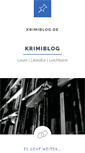 Mobile Screenshot of krimiblog.de